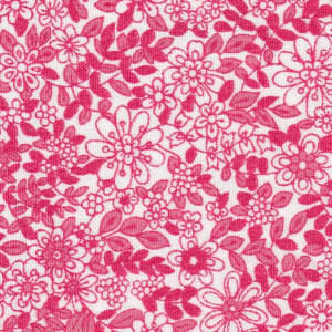 From Fabric Finders Pink Floral Fabric Print #2339 60'' Wide
